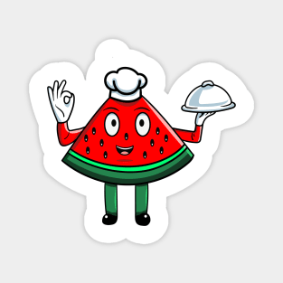 watermelon chef Magnet