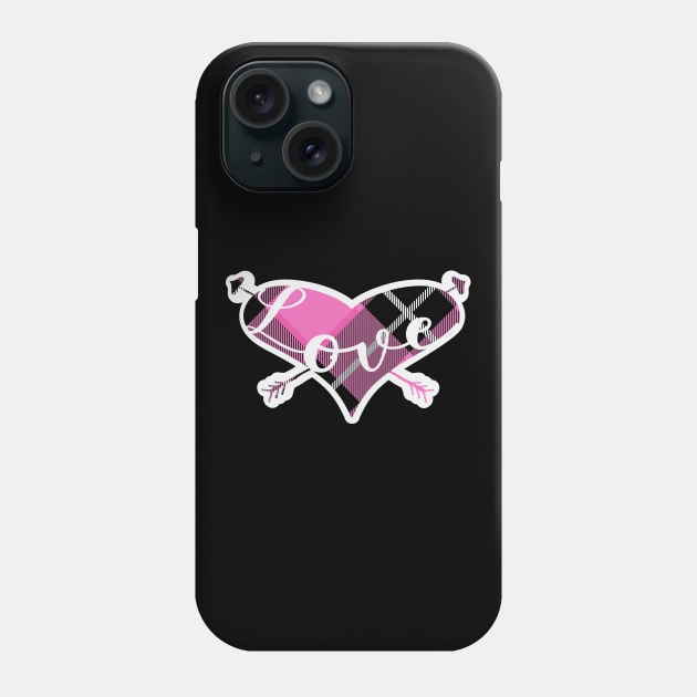 Flannel Love Pink Phone Case by Design_Lawrence