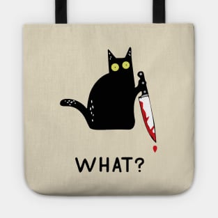 killer cat Tote