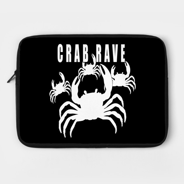 Crab Rave Meme Crab Rave Laptop Case Teepublic
