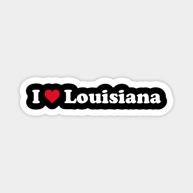 I ❤️ Louisiana Magnet by Novel_Designs