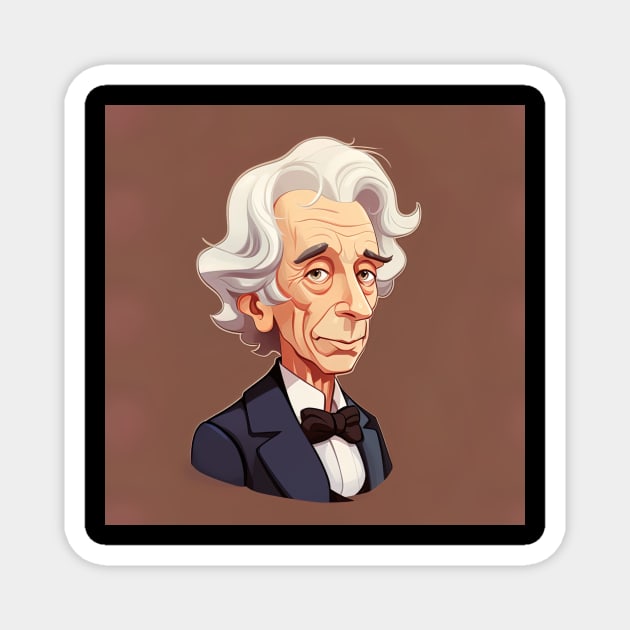 Bertrand Russell Magnet by ComicsFactory