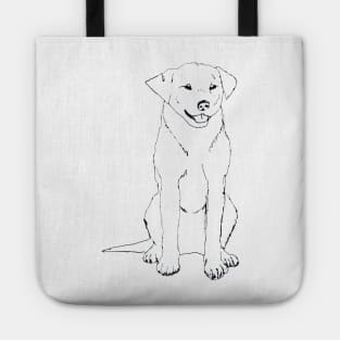 Golden Retriever Sketch Tote