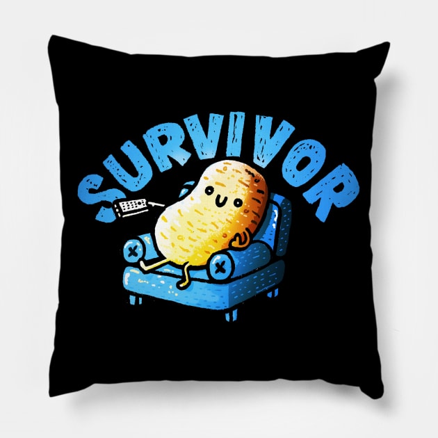 Survivor Pillow by Walmazan