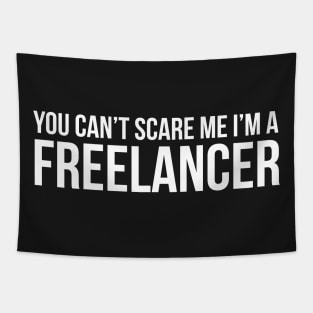 Halloween You Cant Scare Me Im A Freelancer Tapestry