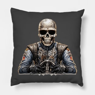 Skull Driver Pillow