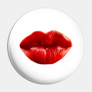 Pouting lips Pin