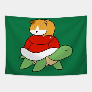 Red Shelled Turtle and Guinea Pig Tapestry