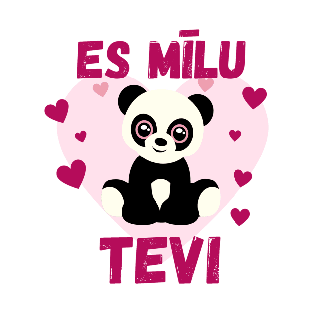 es mīlu tevi - Latvian by LukjanovArt