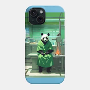 Surgeon panda in operation theatre Phone Case