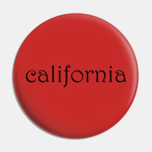 California  T-Shirt Pin