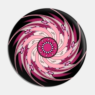 Kaleidoscope of Pink Pastel Mandala Pin