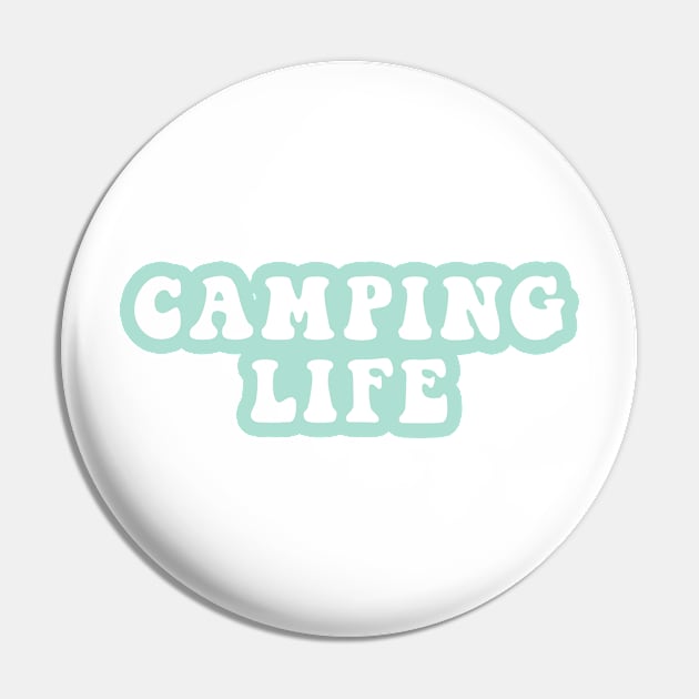 Camping Life Pin by CityNoir