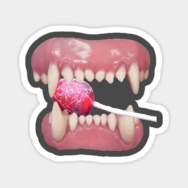 candy teeth Magnet by ZN