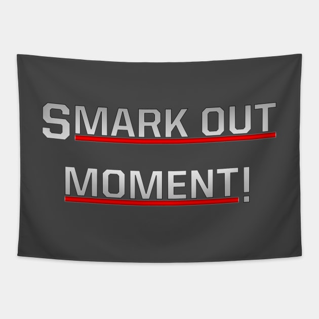 Smark Out Moment Logo (Silver v2 Square) Tapestry by Smark Out Moment