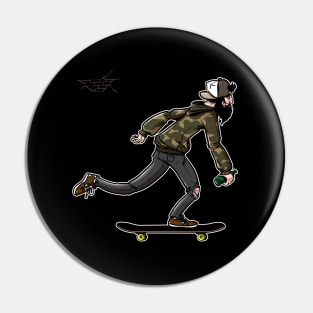 Skateboarder Pin