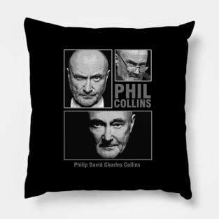 Many Face - Phil Collins Pillow