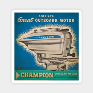 Champion Outboards Magnet