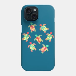 Cute Flower Child Hippy Turtles Phone Case