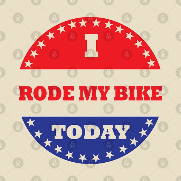 I Rode My Bike Today by esskay1000