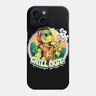 Oceanic Rhythms: The Hip-Hop Turtle Edition Phone Case