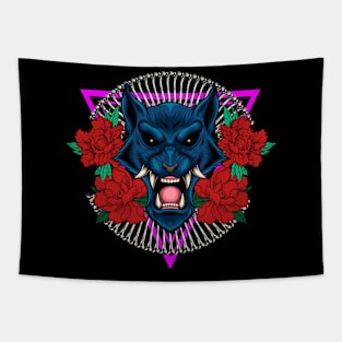 Japanese Wolf 1.1 Tapestry