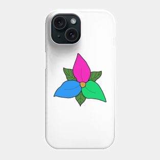 Polysexual pride flower Phone Case