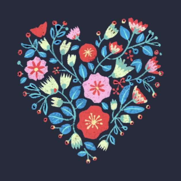 floral heart by PixelSymphony