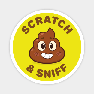 Scratch & Sniff Poo [ Does NOT actually smell ] Magnet