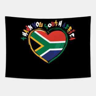 THANK YOU SOUTH AFRICA Tapestry