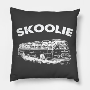 Skoolie Vintage Bus Pillow