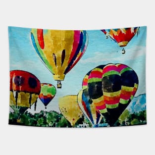 Hot air balloon Tapestry