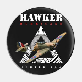 Hawker Hurricane  Royal  Airforce Pilot Gift Battle of Britain Pin