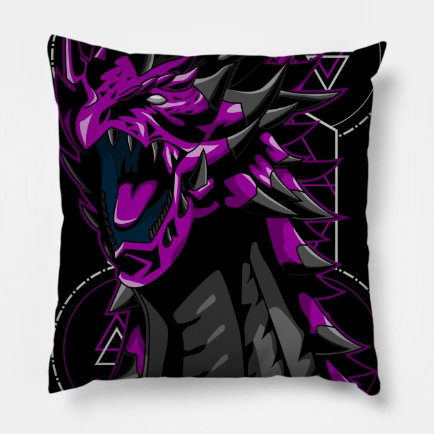 dragon hunter Pillow by SHINIGAMII