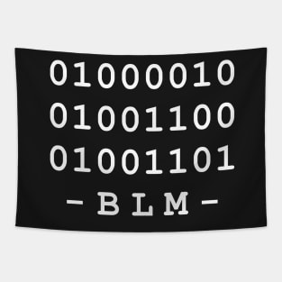 Black Lives Matter Binary Tapestry