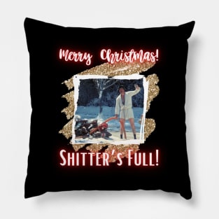 Cousin Eddie Glitter Pillow