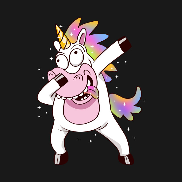 Dab life Crazy Unicorn - Unicorn - Tapestry | TeePublic