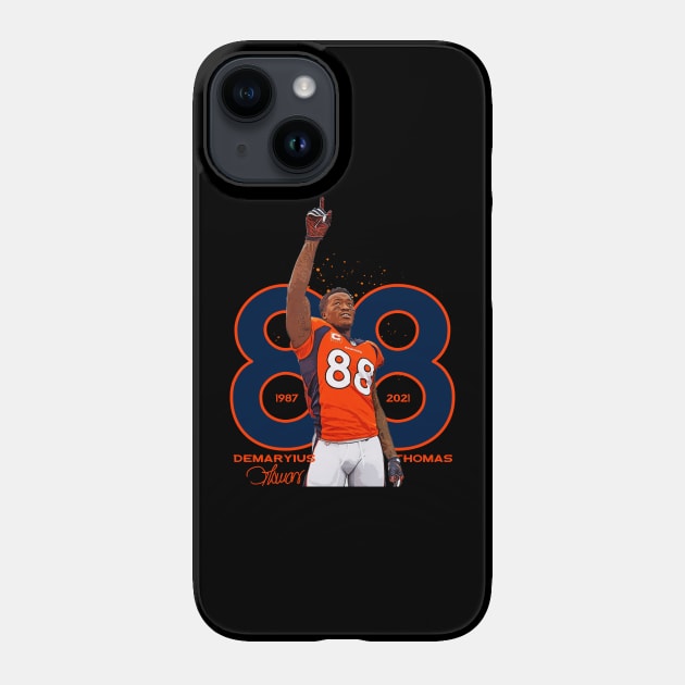 Demaryius Thomas - Demaryius Thomas Denver Broncos - Phone Case