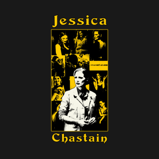 jessica chastain collage grunge T-Shirt