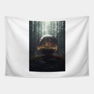 Surreal Sphere Tapestry