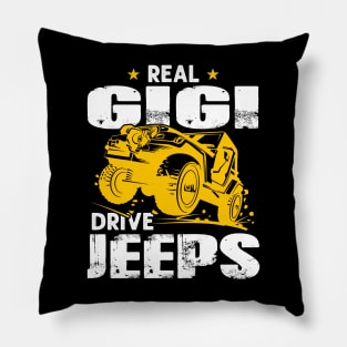 Real Gigi Drive Jeeps Jeep Men/Women/Kid Jeeps Lover Pillow