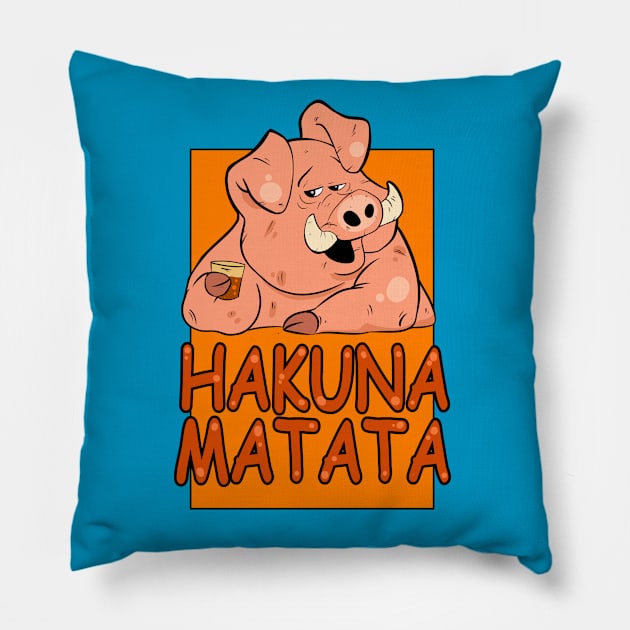 Hakuna Matata Pillow by vanpaul54