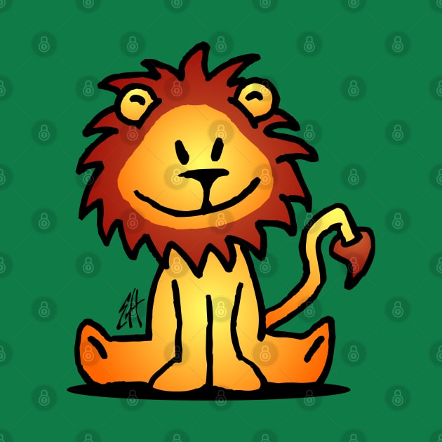 Cute lion by Cardvibes