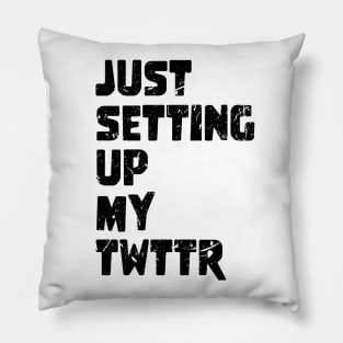 just setting up my twttr Pillow