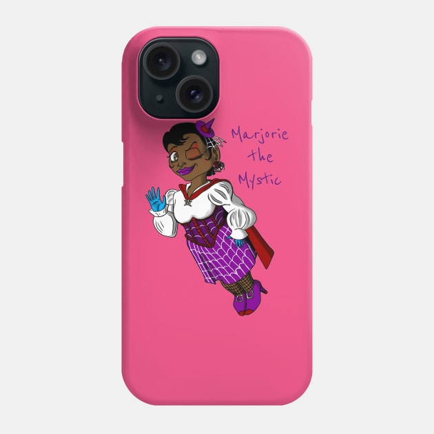 Marjorie the Mystic Phone Case by Halloran Illustrations