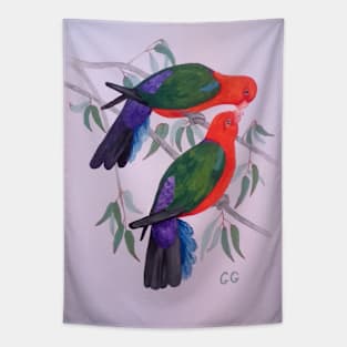 Australian King Parrots Tapestry