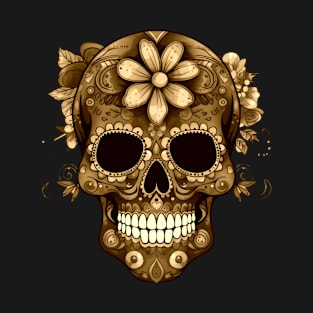 Cinco de Mayo Day Of the Dead Sugar Skull T-Shirt