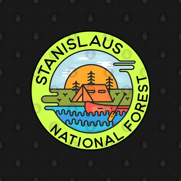 Stanislaus National Forest California Camping Canoe by DD2019