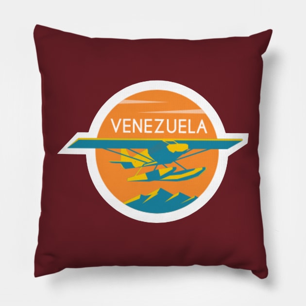 Venezuela Salto Angel Pillow by Travellers