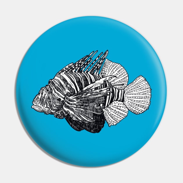 Lionfish Pin by StefanAlfonso